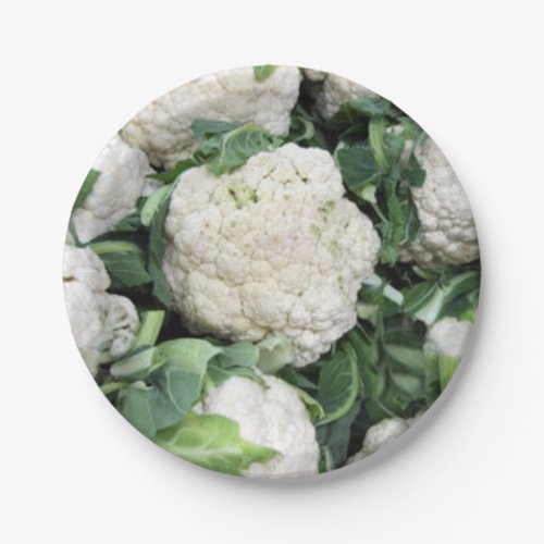 Cauliflower paper plate