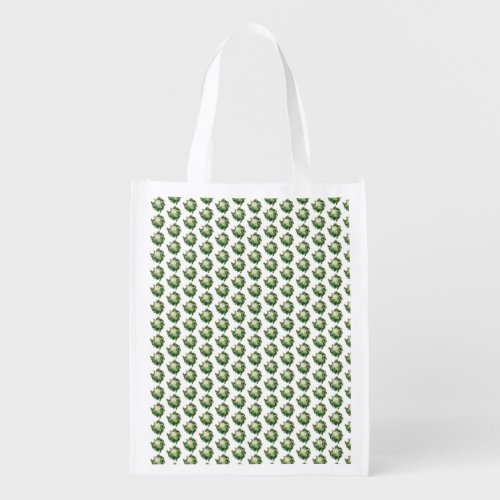 Cauliflower pattern grocery bag