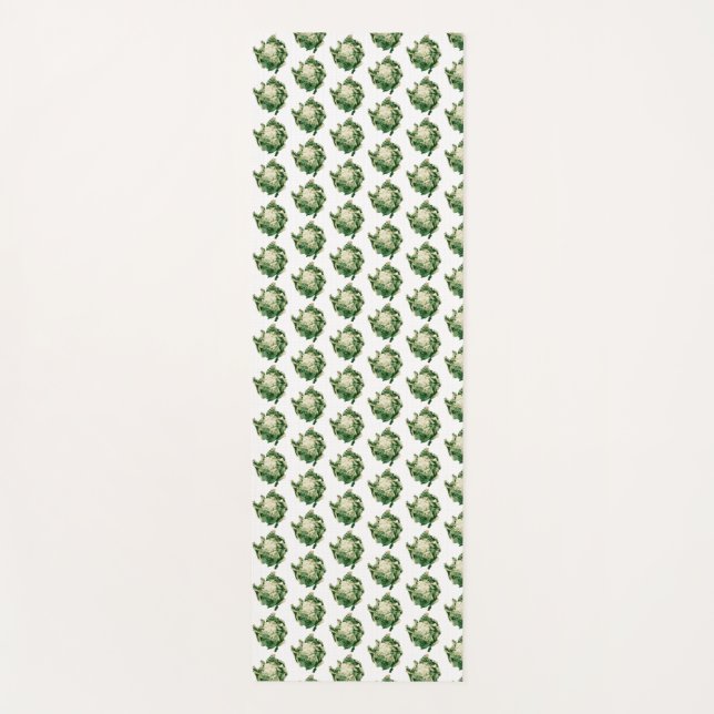 Cauliflower pattern yoga mat (Front)