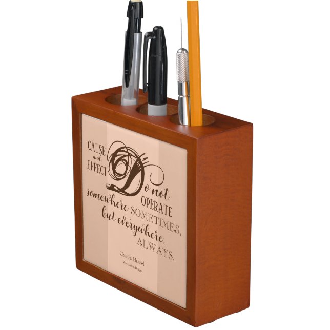 Cause & Effect Charles Haanel Desk Organizer (In Situ)