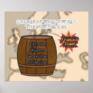 Causes of World War 1:  The Powder Keg *Updated* Poster