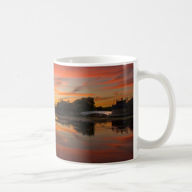 Causeway Sunset, Godmanchester (I) Coffee Mug (Right)