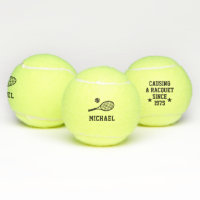 Causing a Racquet Since Custom Name Funny