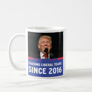 Liberal Tears Mug Red Mug Enjoying My Hot Cup of Liberal Tears Trump 2020