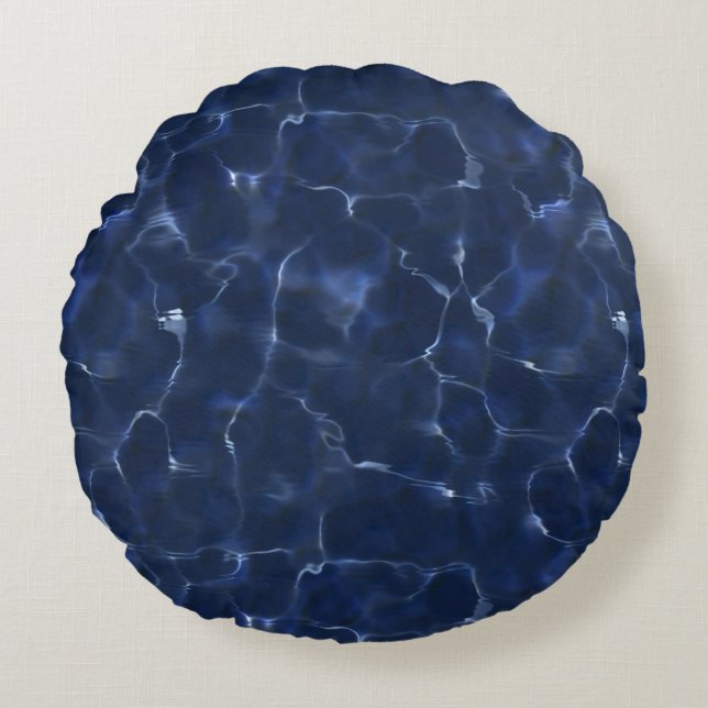 Caustics Round Pillow (Front)