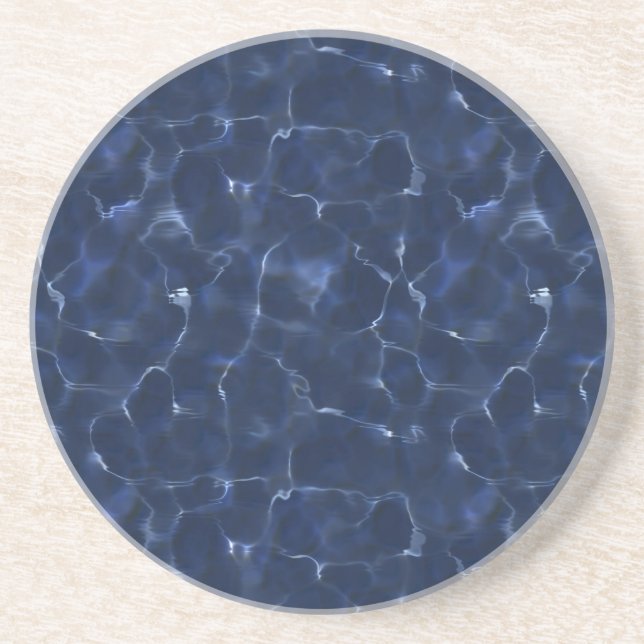 Caustics Sandstone Coaster (Front)