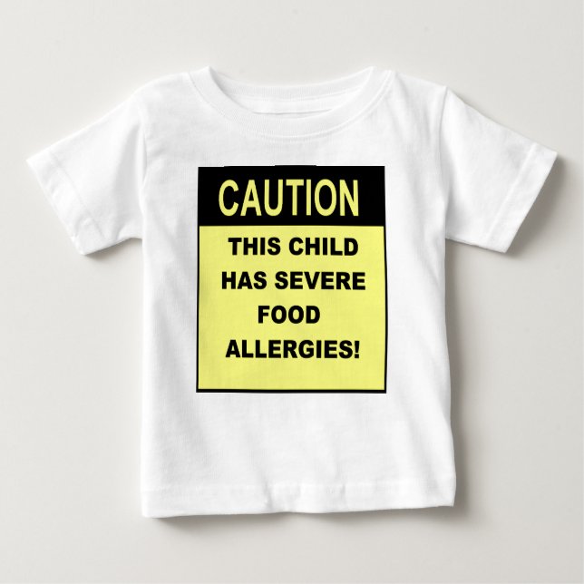 Caution2 Baby T-Shirt (Front)