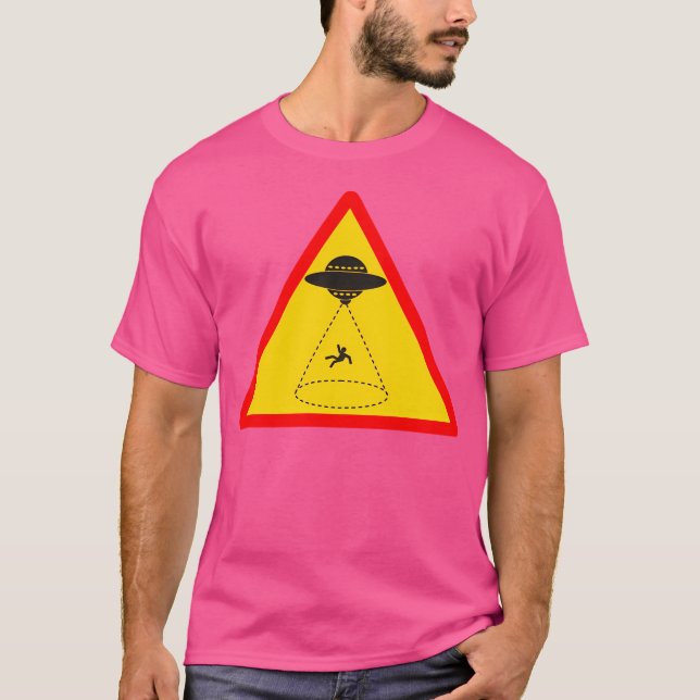 Caution Alien Abductions T-Shirt (Front)
