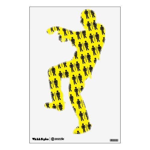 Caution: Bathroom Zombies Decal