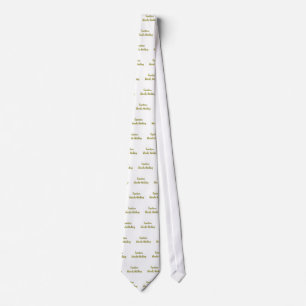 caution blond thinking tie