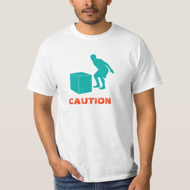 Caution Box Jump T-Shirt (Front)