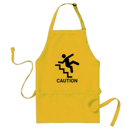 Caution Clumsy Adult Apron