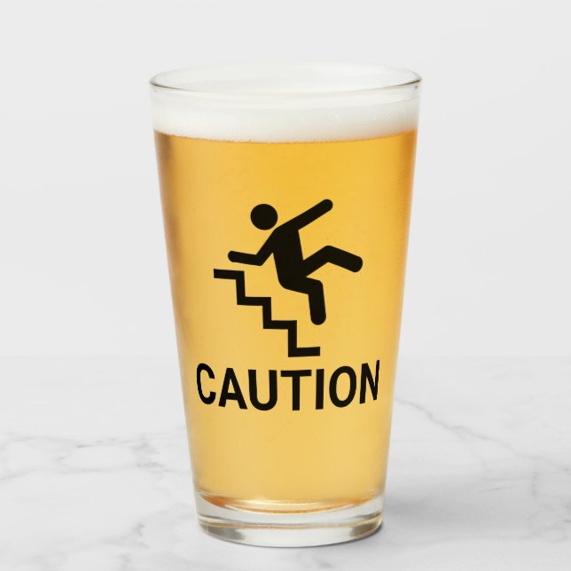 Caution Clumsy Glass (Front Filled)