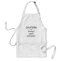 Caution Dancing Is Required In This Kitchen Apron
