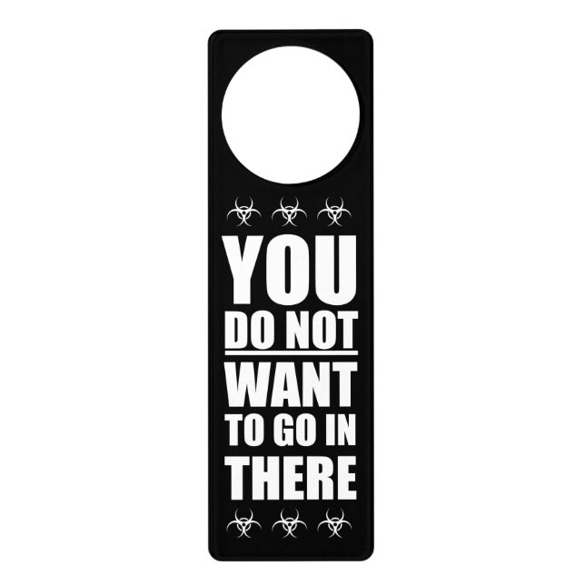 Caution Door Hanger (Front)