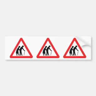 These elderly crossing signs will make your day