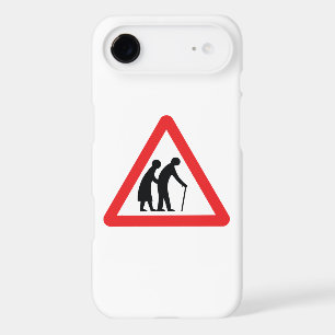 CAUTION Elderly People - UK Traffic Sign iPhone 17 Air Case