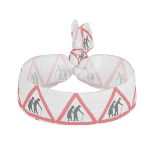 CAUTION Elderly People - UK Traffic Sign Hair Tie