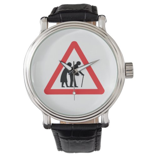 CAUTION Elderly People _ UK Traffic Sign Watch