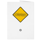 Caution: Estrogen Cards (Back)