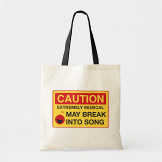Caution: Extremely Musical Tote Bag