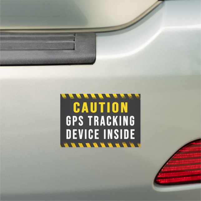 Caution Gps Tracking Device Inside Car Magnet (In Situ)