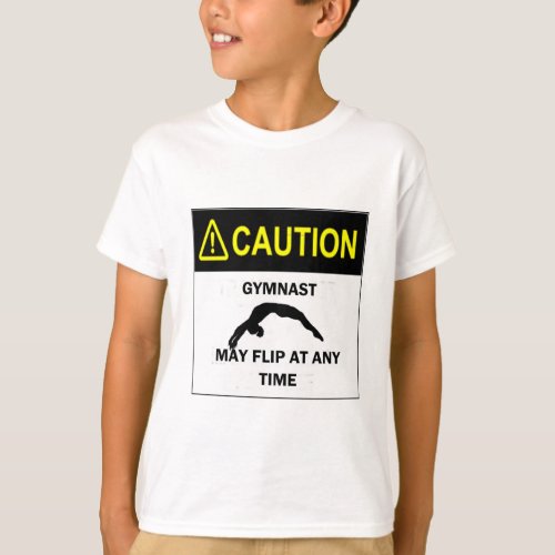 Caution Gymnast T_Shirt