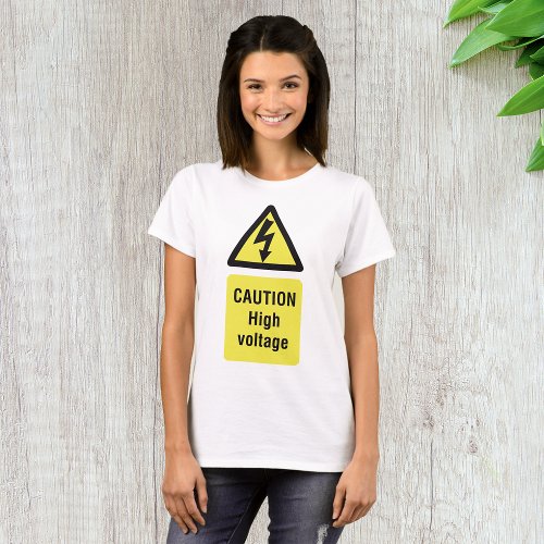 Caution High Voltage T_Shirt