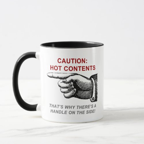 CAUTION HOT CONTENTS MUG