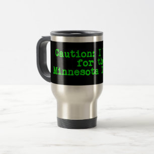 Caution I Brake For The Minnesota Iceman Travel Mug