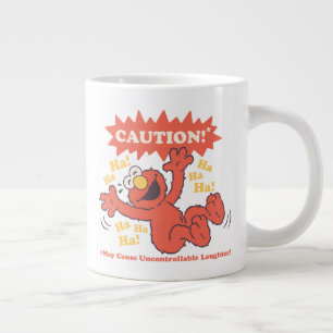 Caution Laughing Elmo Ahead Giant Coffee Mug