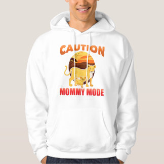 caution mommy mode activated lion mom child mors d hoodie