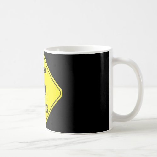 Caution_ Moose Crossing Coffee Mug