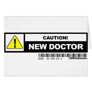 Caution new doctor cards
