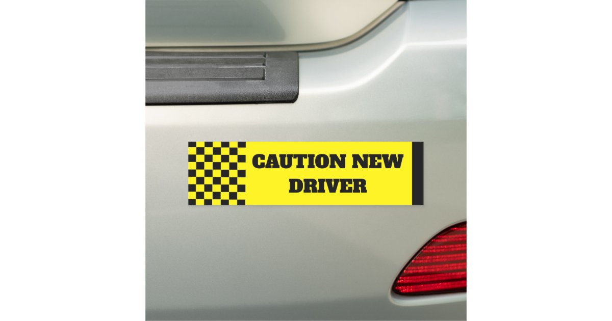 CAUTION NEW DRIVER Car Magnet | Zazzle