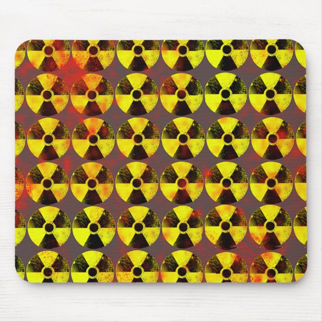 caution, nuclear energy mouse pad (Front)