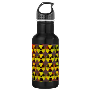caution, nuclear energy water bottle