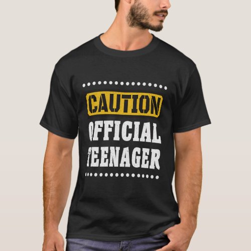Caution Official Nager Warning 13 T_Shirt