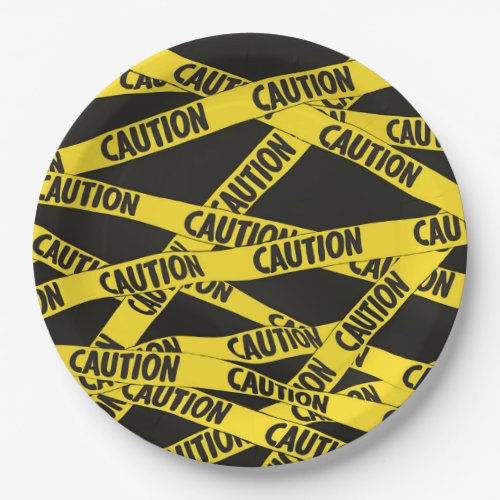Caution Paper Plates