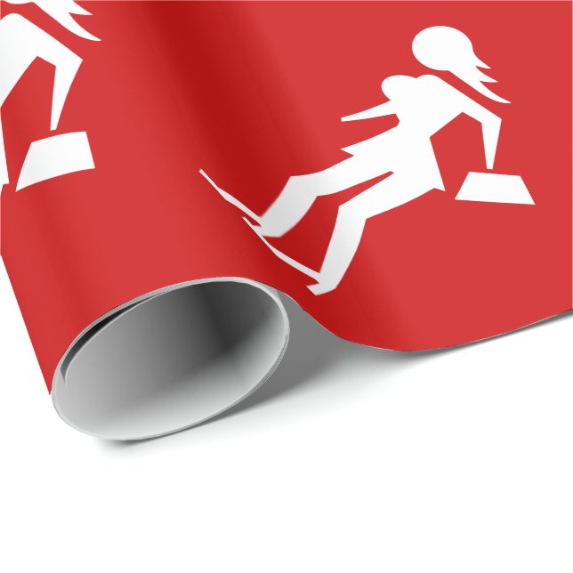 Caution Prostitute (Attenzione Prostitute) Wrapping Paper (Roll Corner)