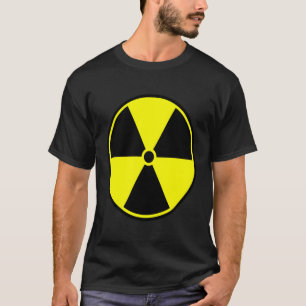 Caution Radioactive Radiation Hazard Warning Sign T-Shirt