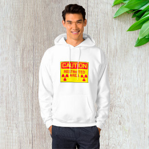 Caution Restricted Area Radiation Hazard Warning Hoodie