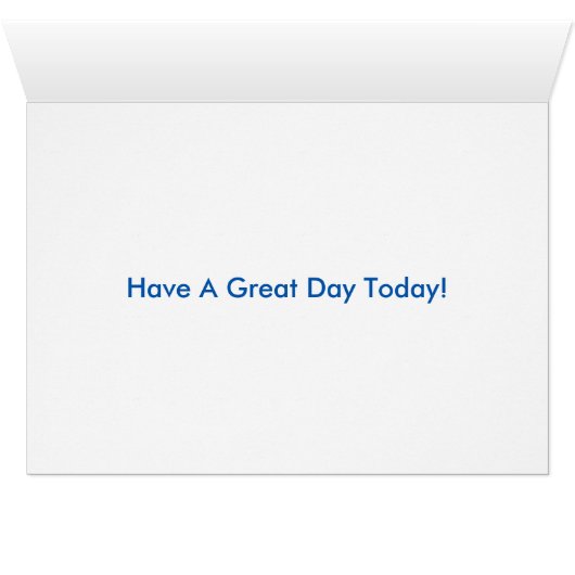 Caution sign for Birthday greeting card (Inside Horizontal (Bottom))