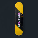 Caution Skateboard<br><div class="desc">Caution skateboard is the perfect design for those who love simplicity,  youthfulness,  and elegance. This is an excellent option for surprising your loved ones. Make the surprise of your gift and meaningful.</div>