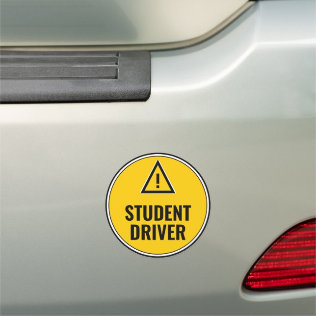 Caution Student Driver  Car Magnet (In Situ)