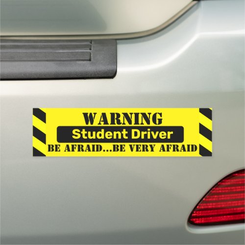 Caution Student Driver Humor Car Magnet
