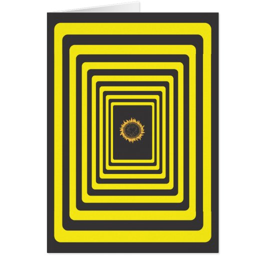 Caution, Sun Flower Cards (Front)