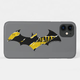 Caution Tape Batman Logo iPhone 11 Case