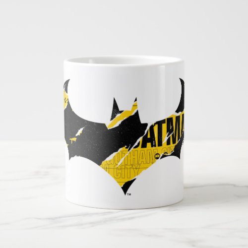 Caution Tape Batman Logo Giant Coffee Mug