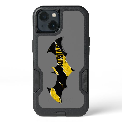 Caution Tape Batman Logo iPhone 13 Case